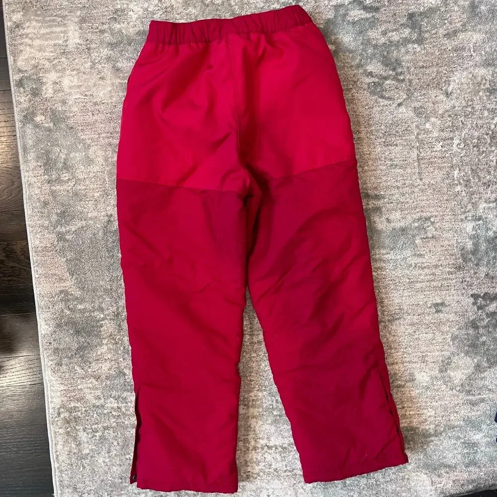 L.L. Bean Kids Insulated Snow Pants Red 10